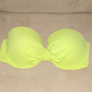 VS PINK bathing suit top strapless